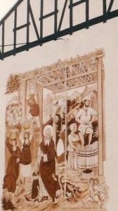 Voir le détail de cette oeuvre: Fresque sur une façade d'après GOZOLLI  XVe 